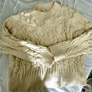 Vince Cotton Cable Knit Sweater